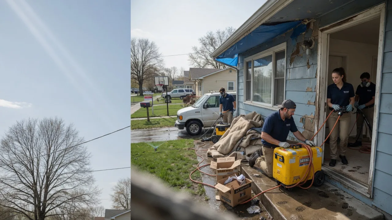 Basement Flood Cleanup in Lisbon, OH near me